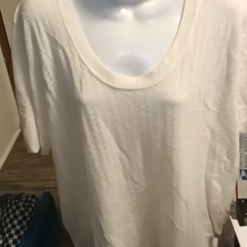 White Stag plus size  women's knitted top